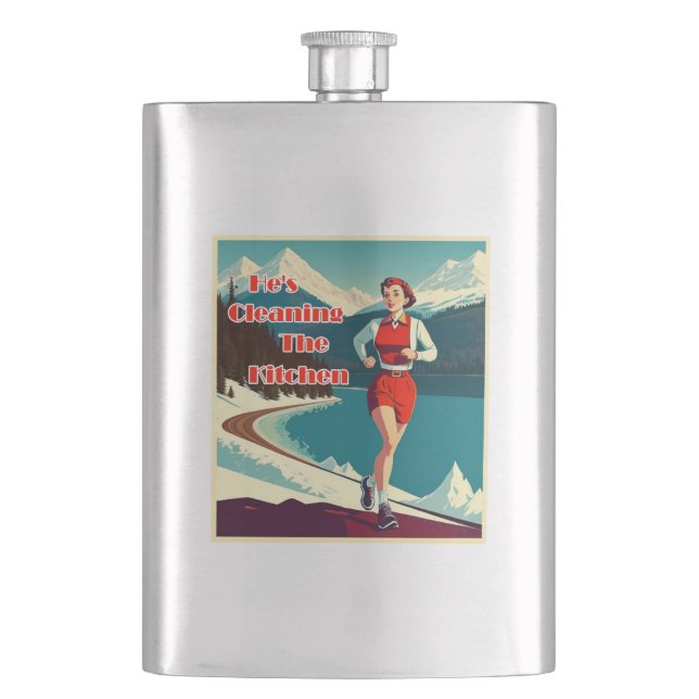 Flasque Il nettoie la cuisine Sassy Runner (devant)