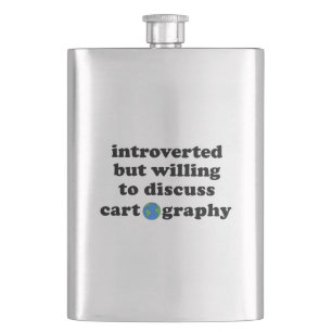 Flasque Introverted Mais Prêt À Discuter De Cartographie