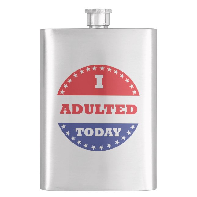 Flasque J'Adulte Aujourd'Hui (devant)