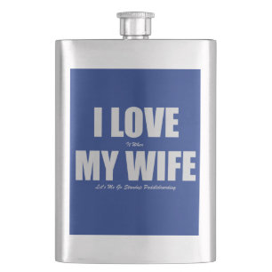 Flasque J'aime quand ma femme me laisse aller au paddleboa