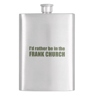 Flasque Je Préférerais Être Dans L'Église Frank