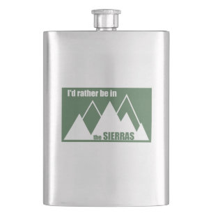 Flasque Je Préférerais Être Dans Les Sierras