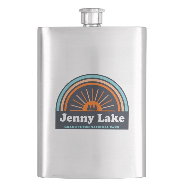 Flasque Jenny Lake Grand Teton National Park Rainbow (devant)