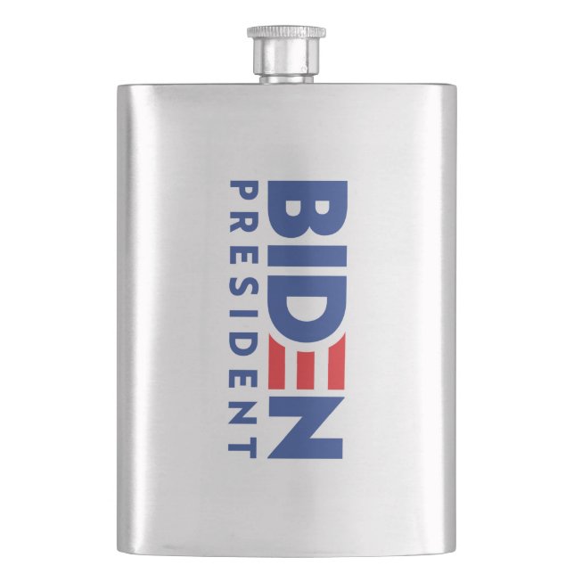 Flasque Joe Biden 2020 Biden pour le président (devant)