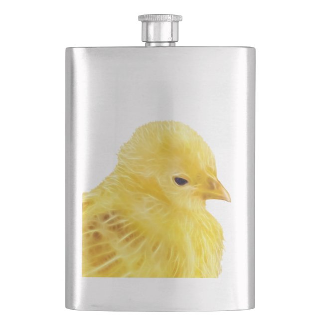 Flasque Jolie poussette jaune pour bébé animal (devant)