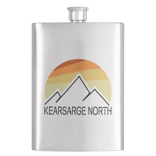 Flasque Kearsarge Nord New Hampshire Retro (devant)