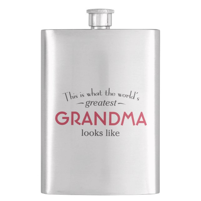 Flasque La plus grande grand-maman du monde (devant)