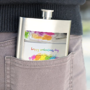 Flasque La Saint-Valentin de SlipperyJoe's sentiment LGBTQ