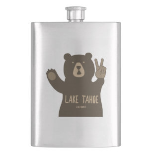 Flasque Lac Tahoe Californie Nevada Peace Bear
