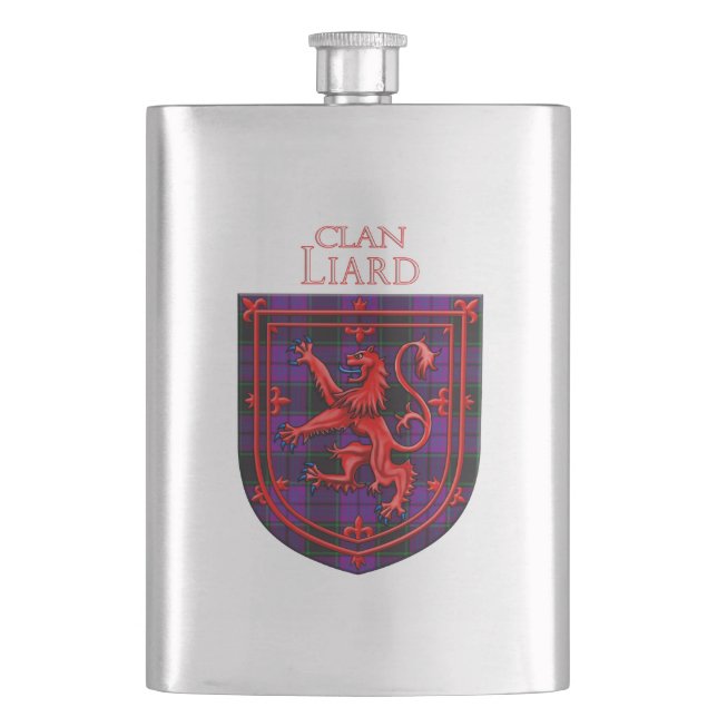 Flasque Laird Tartan Scottish Plaid Lion Rampant (devant)