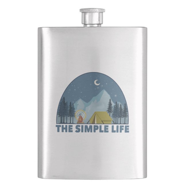 Flasque Le Camping Simple Life (devant)