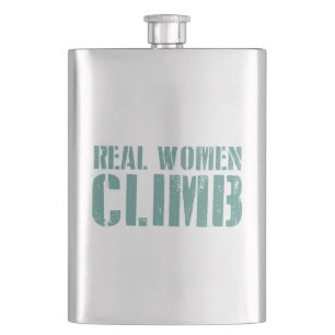 Flasque Les vraies femmes grimpent