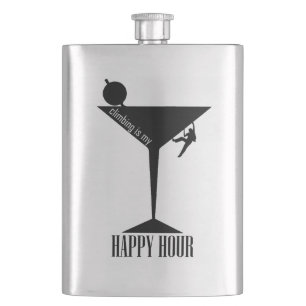 Flasque L'escalade est mon happy hour