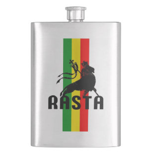 Flasque Lion de reggae de Cori Reith Rasta