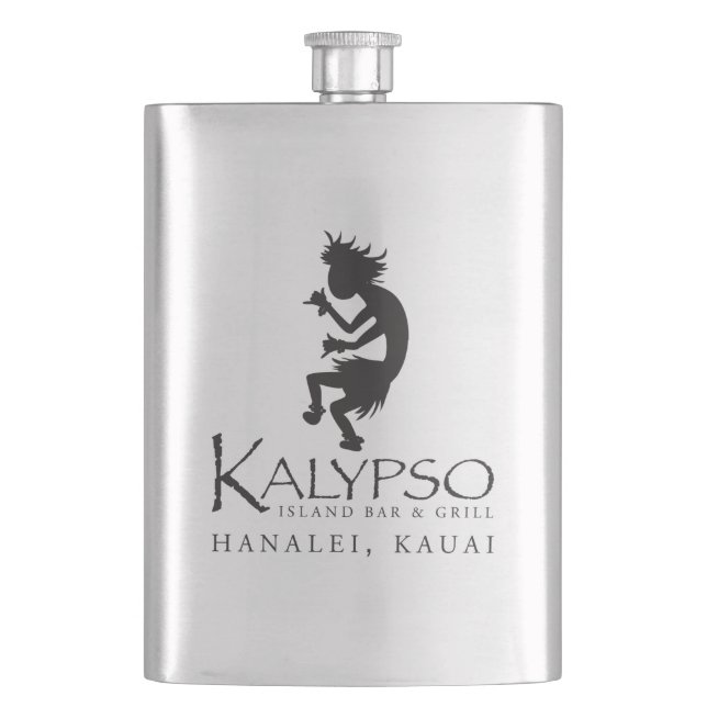 Flasque Logo de Kalypso Kane dans le noir (devant)