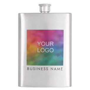 Flasque Logo d'entreprise personnalisable ici Modèle