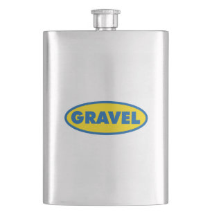 Flasque Logo jaune Gravel Cycling