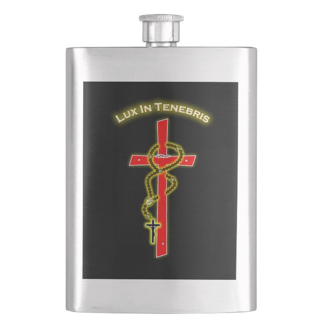 Flasque Lux in Tenebris - Rosary 01 (devant)