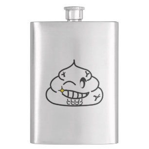 Flasque Macho Poop - Brootsch le PooPoo