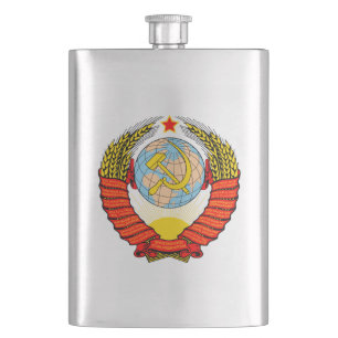 Flasque Manteau d'Union Soviétique des bras URSS