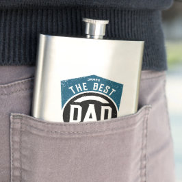 Flasque Meilleur papa jamais moderne cadeau Fête des pères