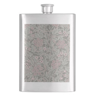 Flasque Modèle de fleur de jasmin de William Morris