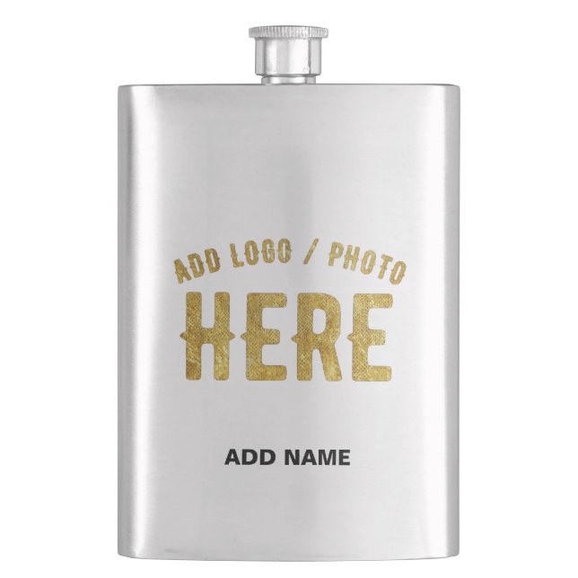 FLASQUE MODERNE PERSONNALISABLE ASH VERIFIE MARQUE DE STYL (devant)