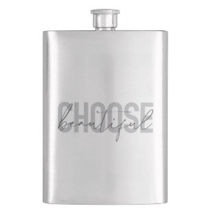 Flasque Moderne, simple, design cool urbain Choisir Belle