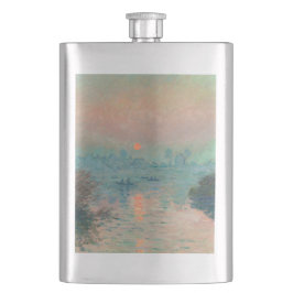 Flasque Monet Sunset Seine Beaux-Art Impressionnisme