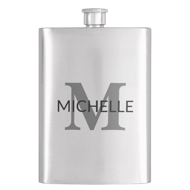 Flasque Monogramme de la série GS personnalisée (devant)