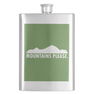 Flasque Montagnes s'il vous plaît