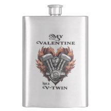 My Valentine has a V-Twin, style Biker