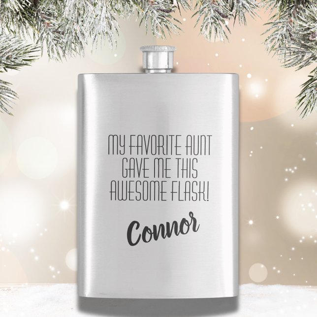 Flasque Nephew favori de Tante Classique (Créateur téléchargé)