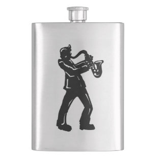 Flasque New York Boogie Nuits Saxophone Rainbow