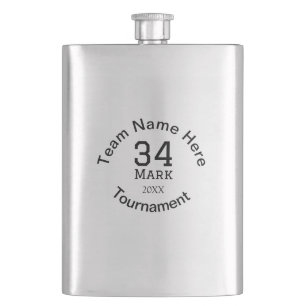Flasque Nom de l'équipe ici ajouter nom tournoi année text