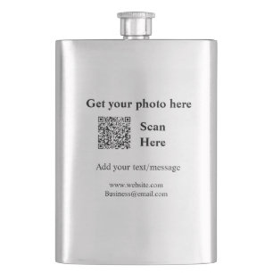 Flasque Obtenez votre photo scan QR ajouter l'adresse e-ma