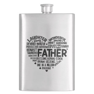 Flasque Papa cadeau d'anniversaire père fête des pères pap