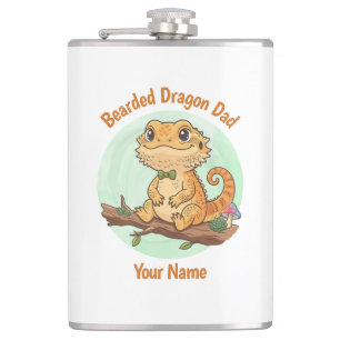 Flasque Papa Dragon Barbu Personnalisé