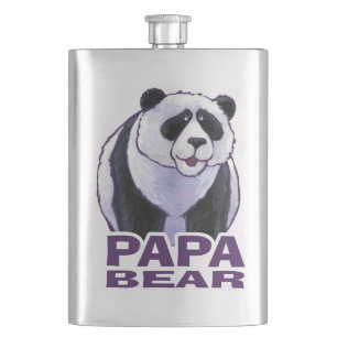 Flasque Papa Panda Bear