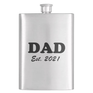 Flasque Papa personnalisé Date établie personnalisée moder