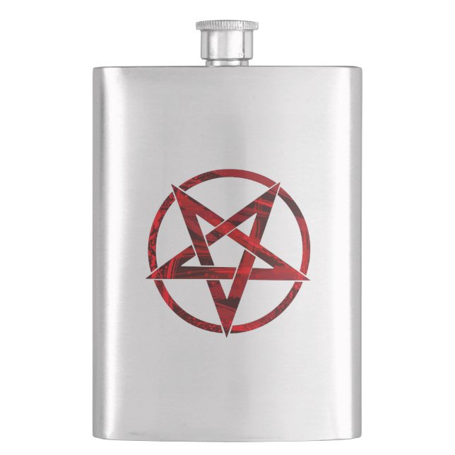 Flasque Pentagram Red Devil (devant)