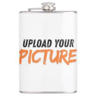 Flasque personnalisée pour bière et vin avec photo