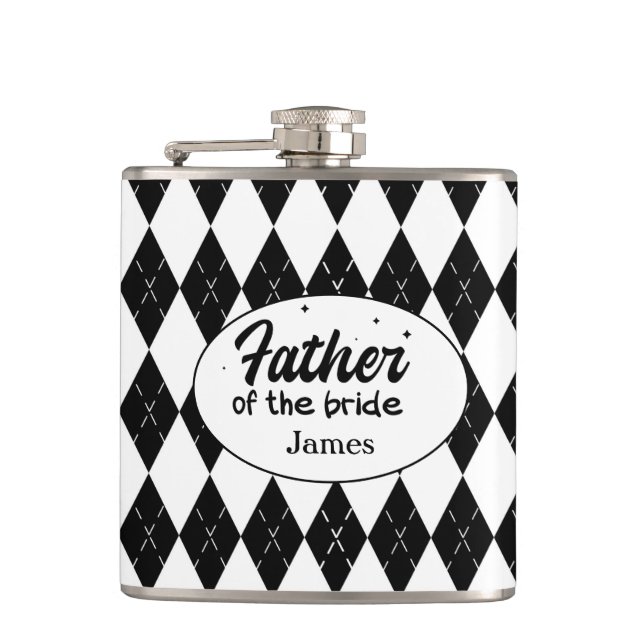 Flasque personnalisée pour le père de la mariée (Devant)