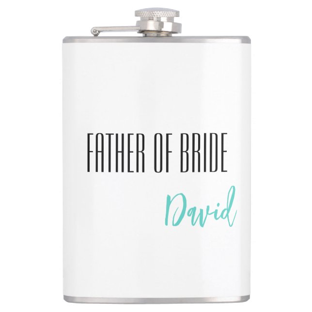 Flasque personnalisée pour le père de la mariée (Devant)