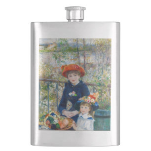 Flasque Pierre-Auguste Renoir - Deux sœurs sur la terrasse