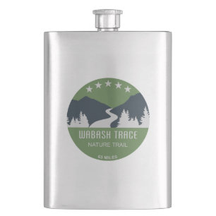 Flasque Piste naturelle de Wabash Trace