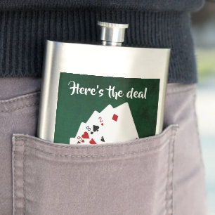 Flasque Poker Hands - One Pair - Jack - Voici l'affaire