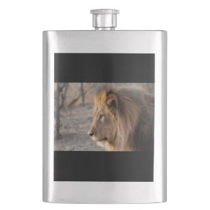 Flasque Portrait de Lion
