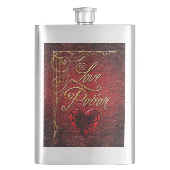 Flasque Potion d'amour de Goth Whimsical (devant)