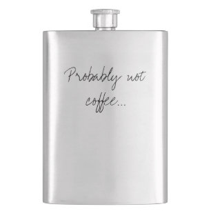 Flasque Probablement Pas De Café Humour De Travail Au Bure